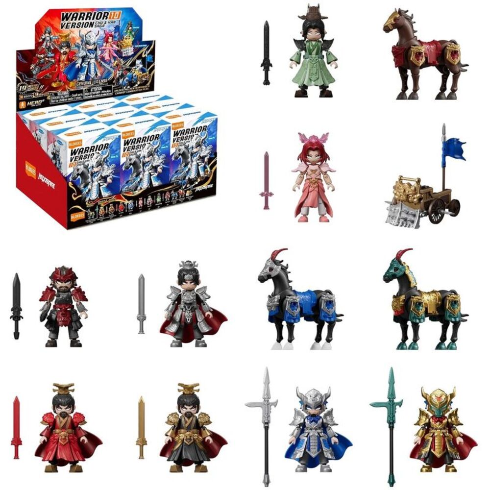 Blokees - Herospire - Warrior Version - 10: Chu & Han Saga 9ct Display
